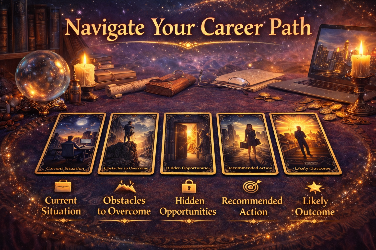 Career Tarot Spread Layout